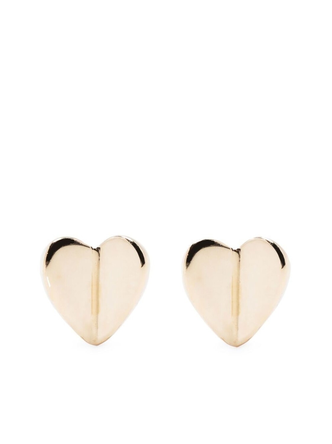 

Серьги-гвоздики Folded Heart из желтого золота Dinny Hall, золотой