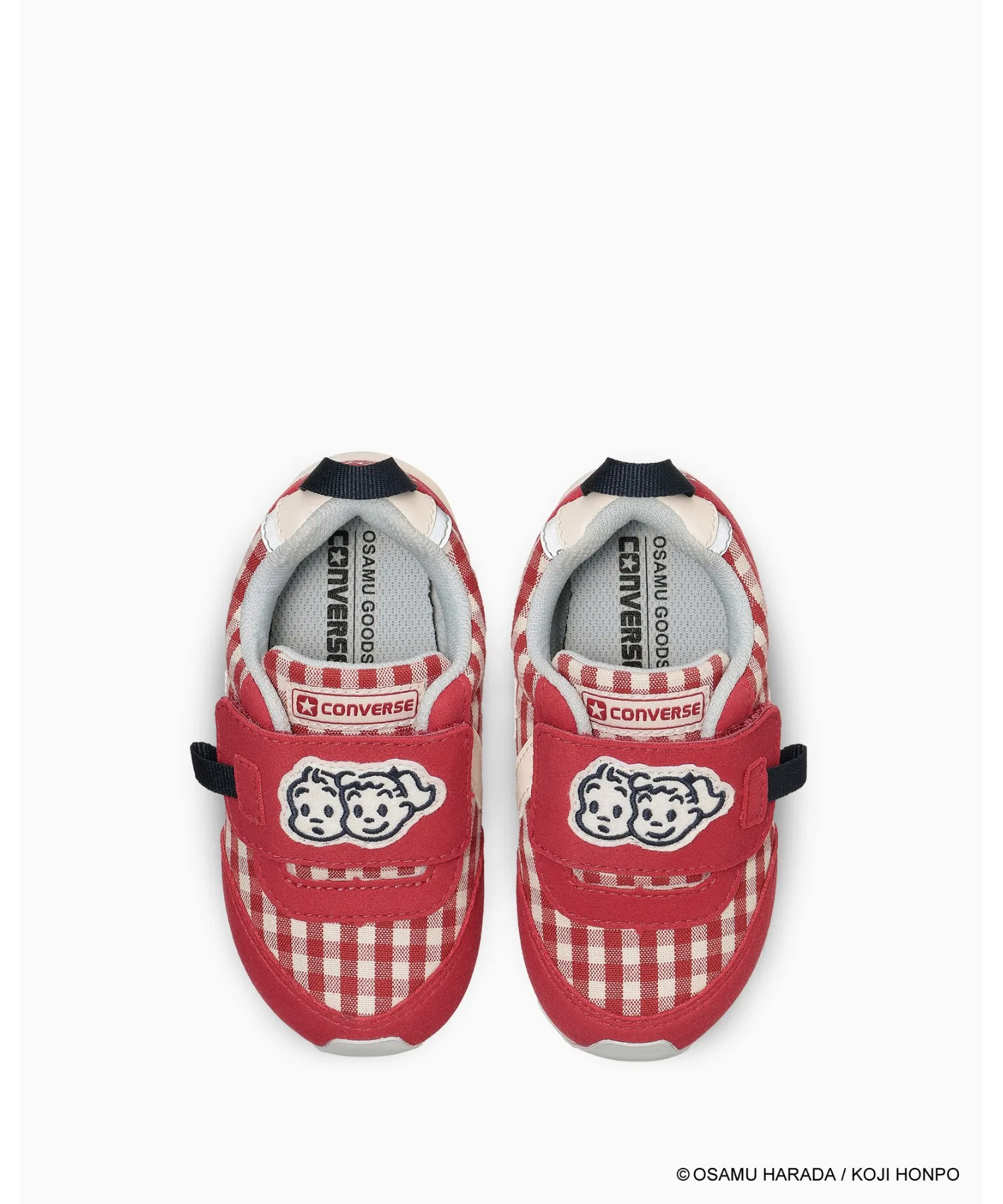 Детские кроссовки Converse All Star OSAMU GOODS с вафельной подошвой красные — фото 4