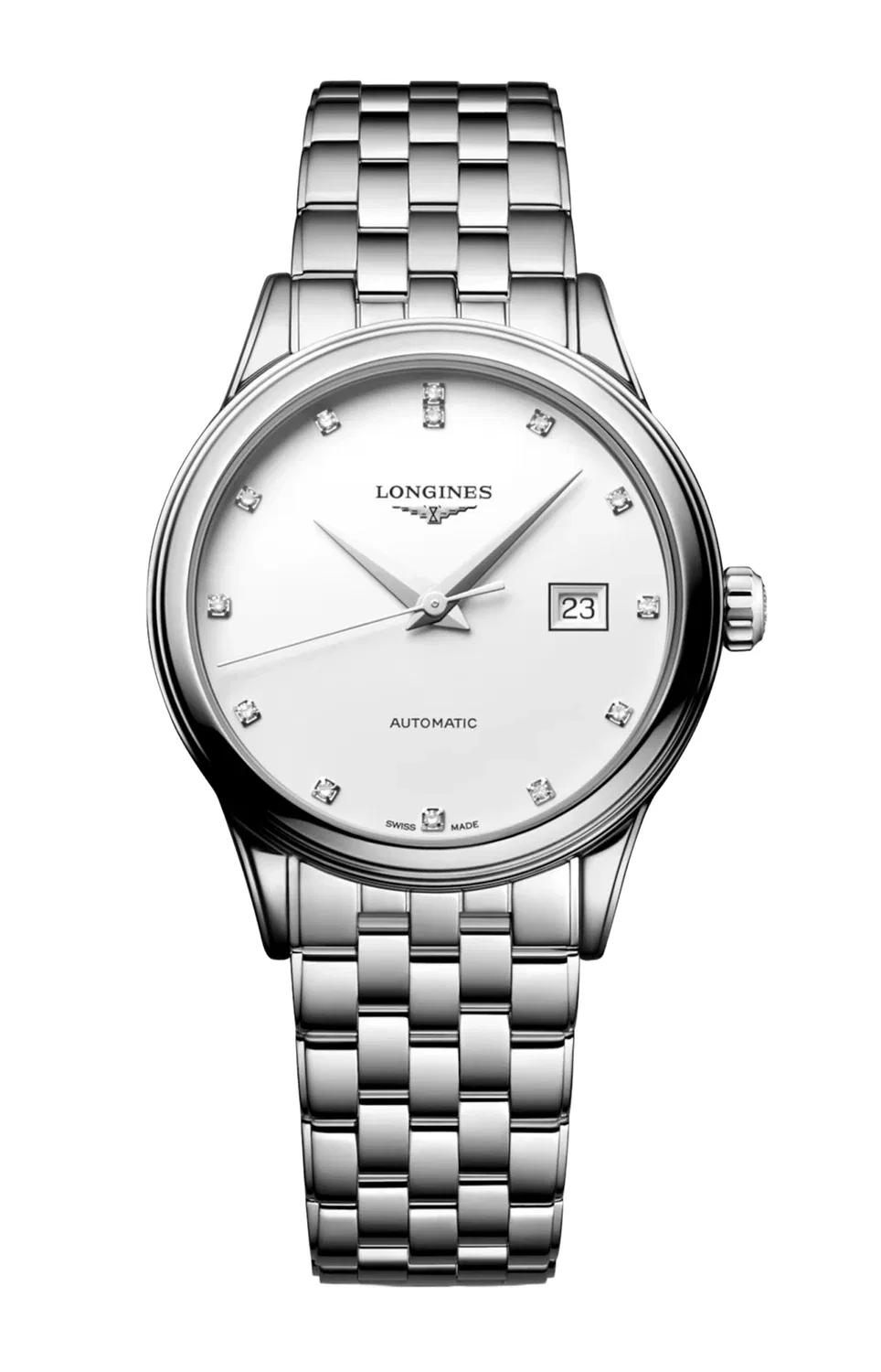 Классическая серия Flagship - L4.374.4.17.6 LONGINES, серебряный