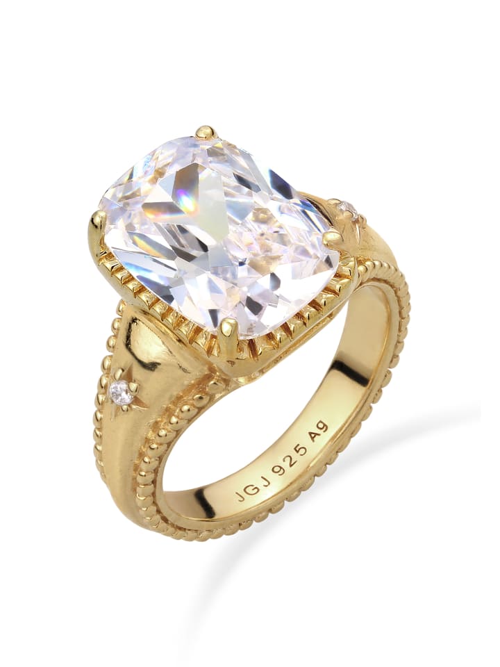 

Elli Кольцо из серебра 925 пробы с золотым покрытием