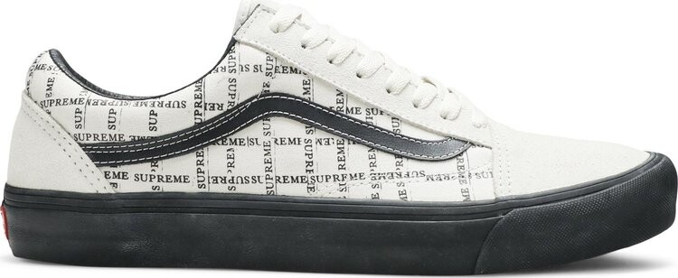 

Кеды Vans Supreme x Old Skool Pro Logo Pattern - White, белый