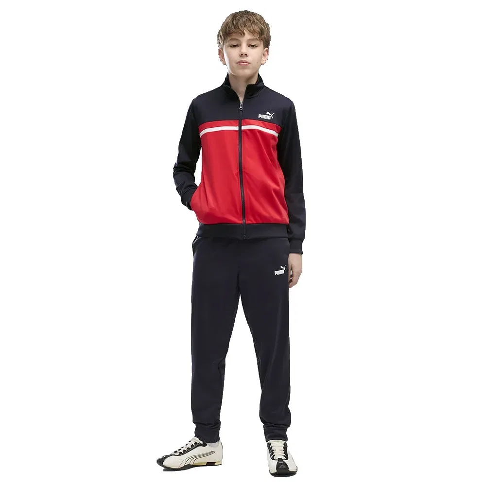 Детский спортивный костюм с принтом Poly Colorblock Puma, Red