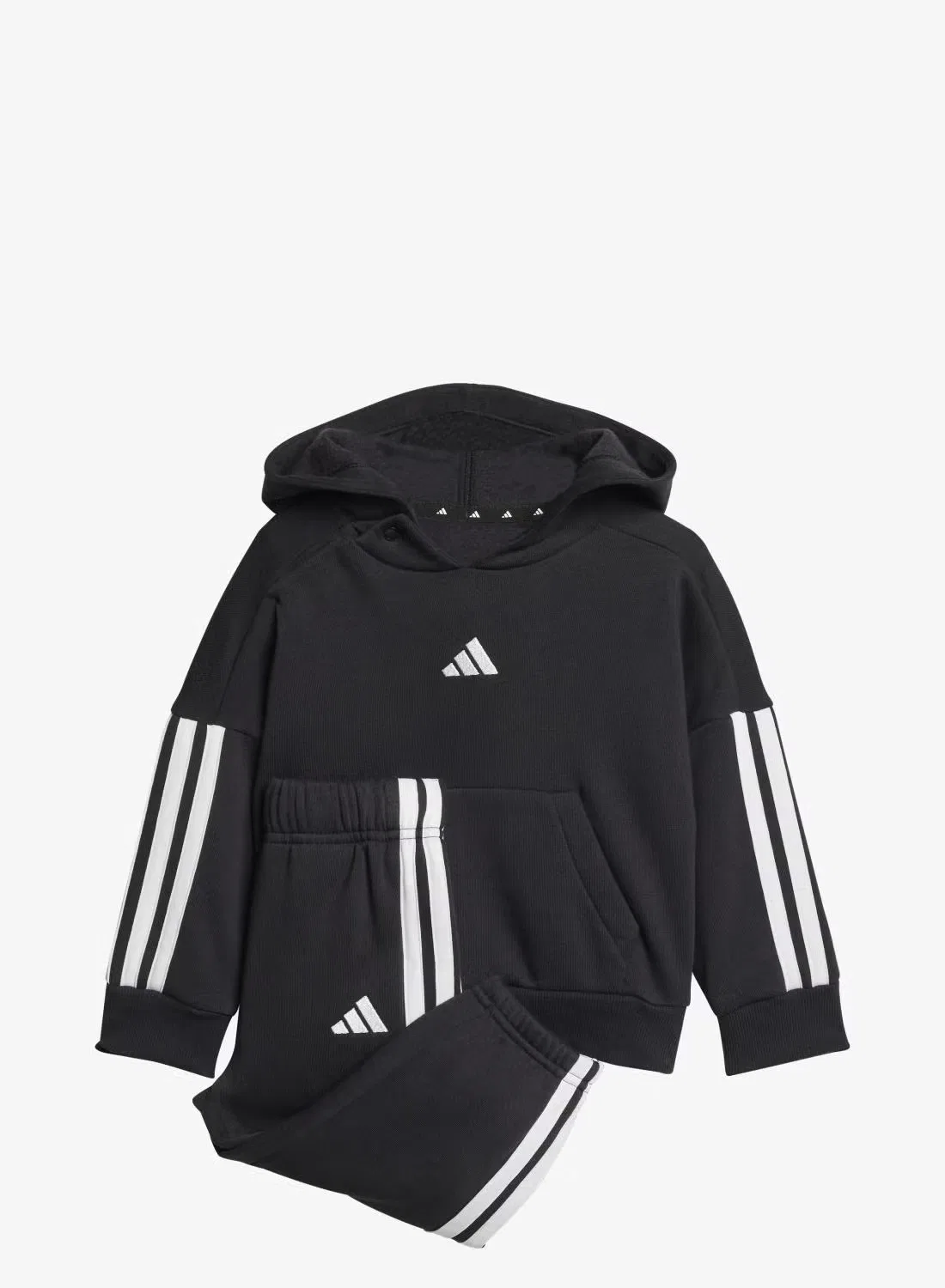 Комплект детский из флиса с длинными штанами Essentials Adidas, черный