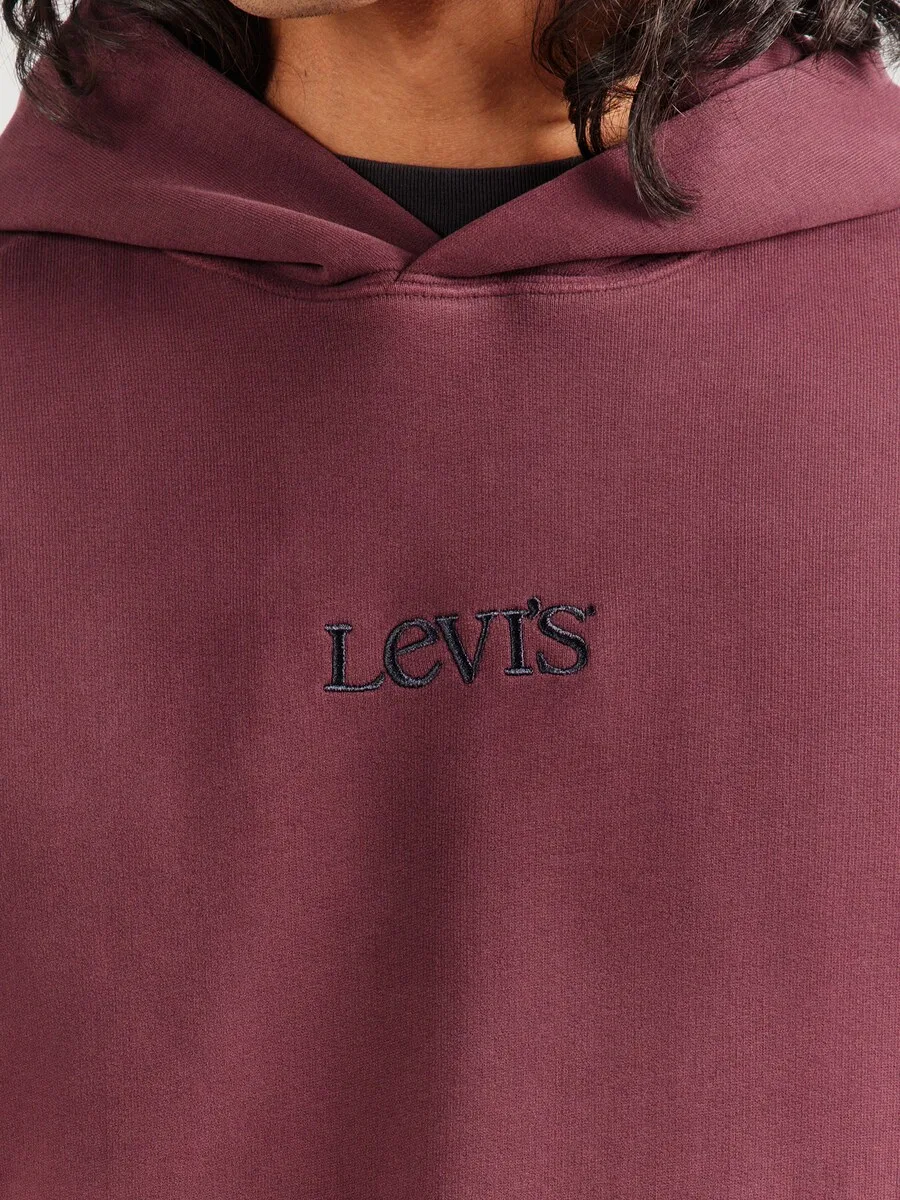 Толстовка LEVI'S цвета бордо — фото 3