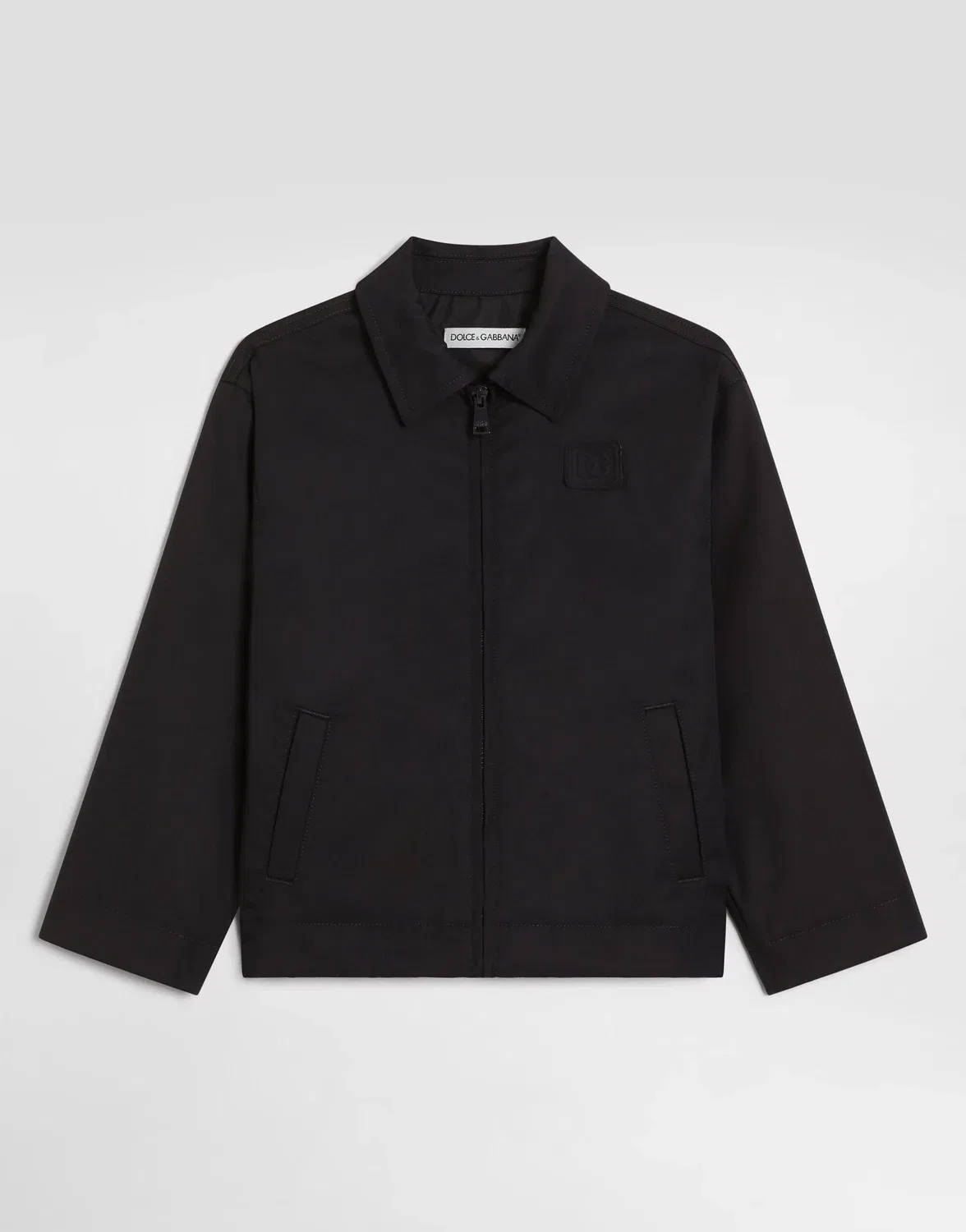 Куртка из технического габардина Dolce & Gabbana, синий