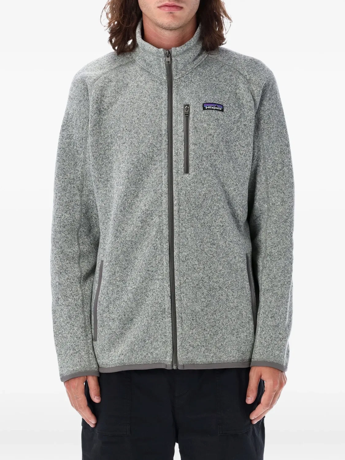 Patagonia Свитер на молнии Better Sweater серый