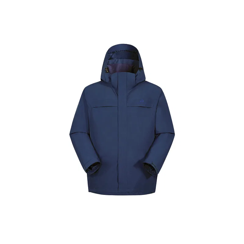 Детская ветровка с капюшоном Rosefinch PIONEER CAMP, Waves Blue