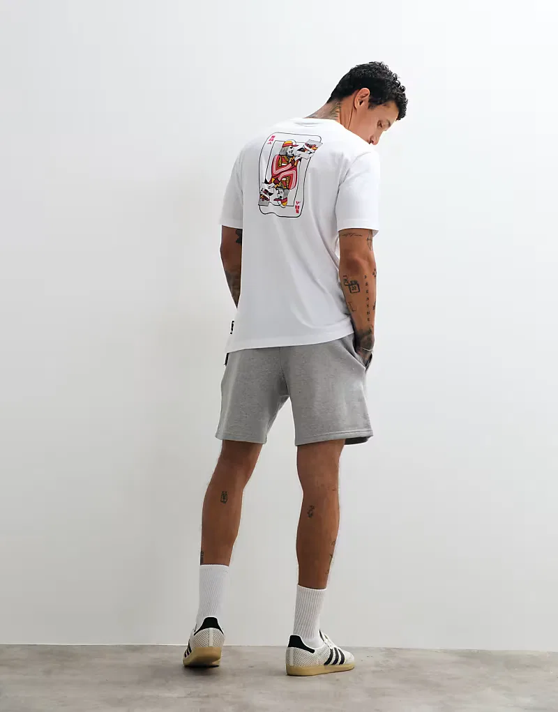 Шорты Adidas Originals Essential серого — фото 4