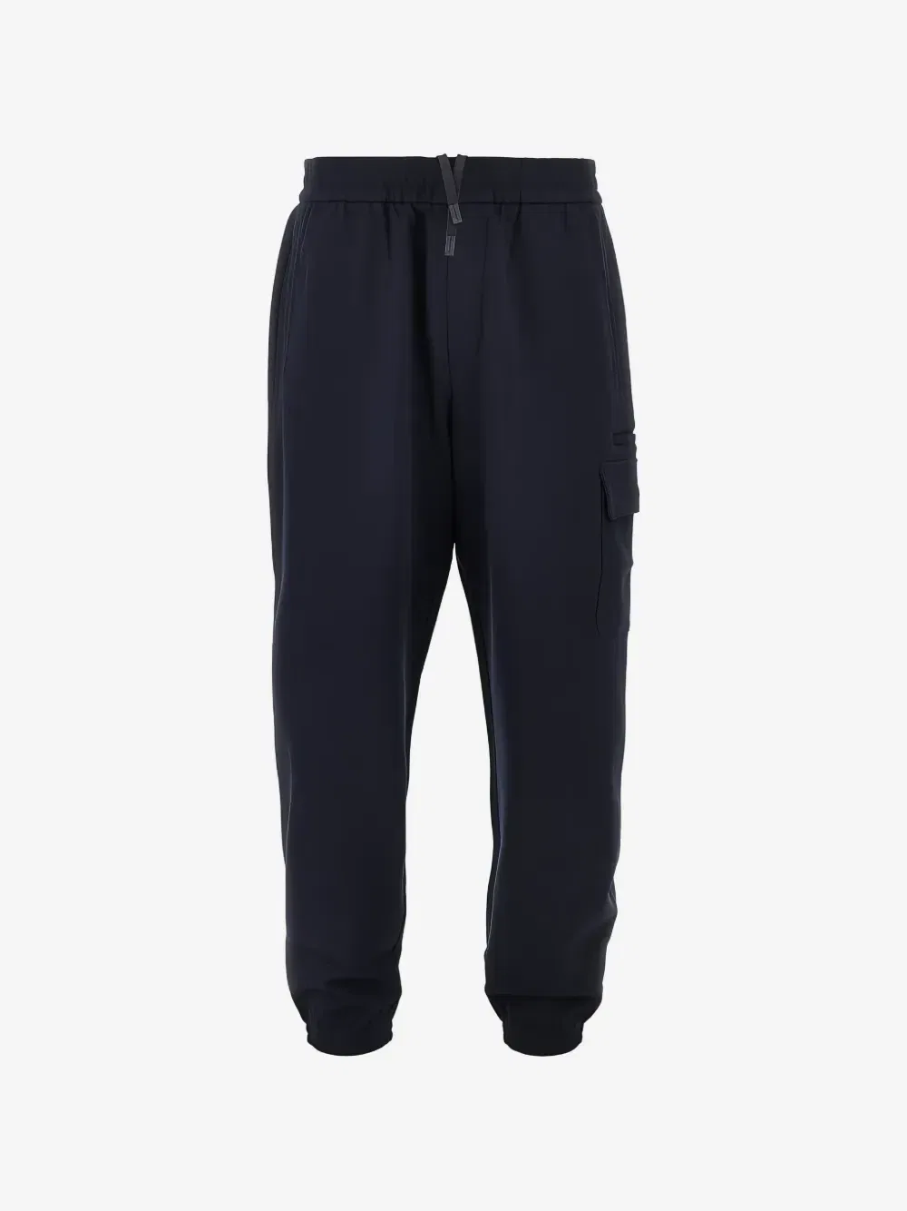Брюки карго на кулиске EMPORIO ARMANI, синий