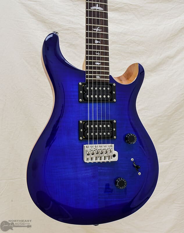 

PRS SE Custom 24 — выцветшая синяя вспышка (серийный номер: 25487)