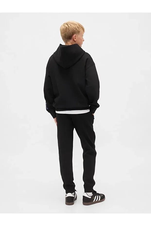 Детские спортивные штаны для мальчиков с принтом Gap, Black-003 — фото 4