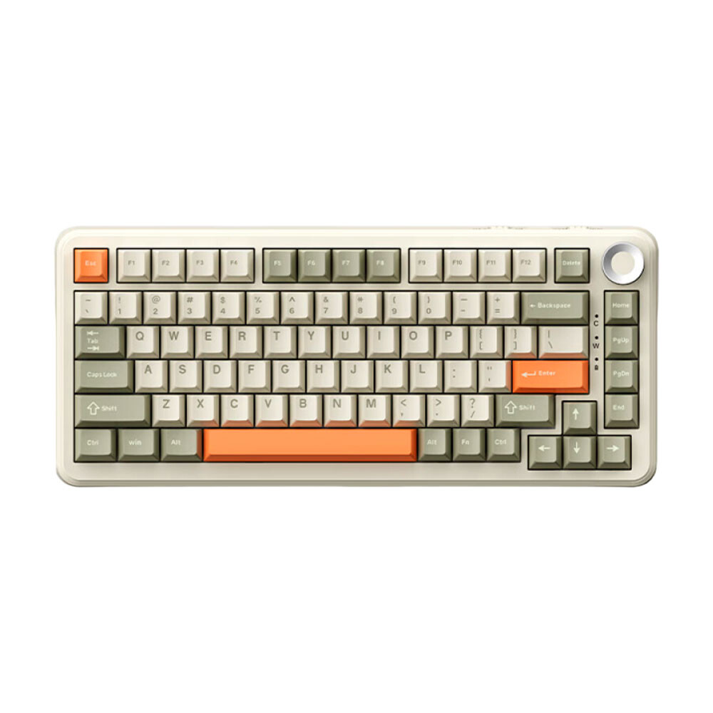 Клавиатура механическая AJAZZ AK820 MAX, ретро, английская раскладка