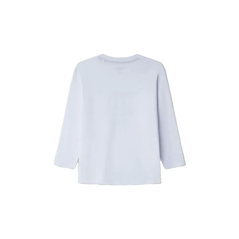 Детская футболка с длинным рукавом Pepe jeans Zaine, White — фото 2