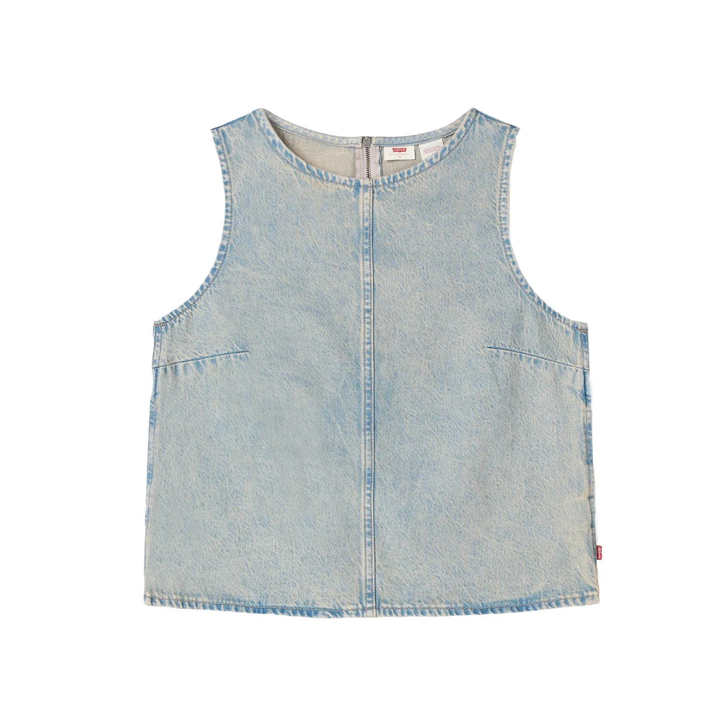 Женская майка без рукавов с круглым вырезом Light Blue Levis, Light Blue