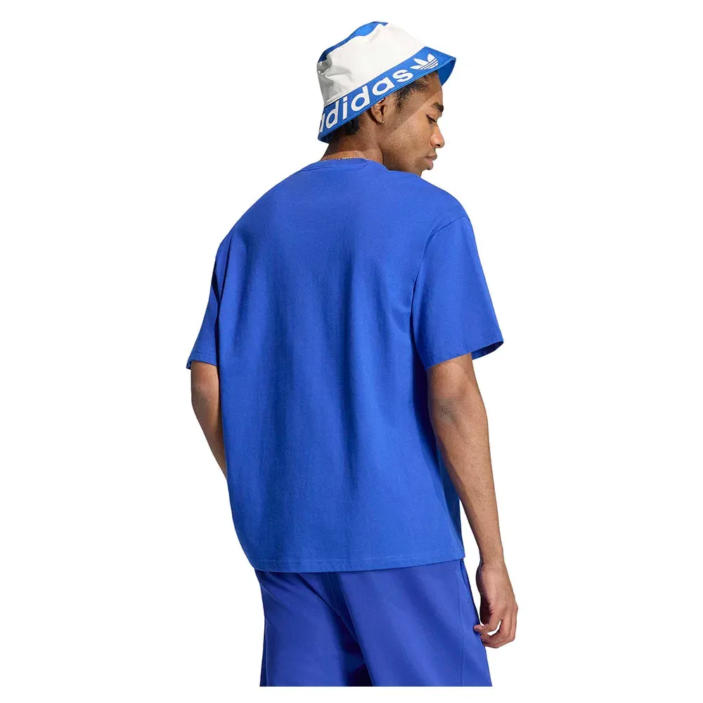 Футболка свободного кроя Trefoil Essentials Adidas Originals, синий — фото 2