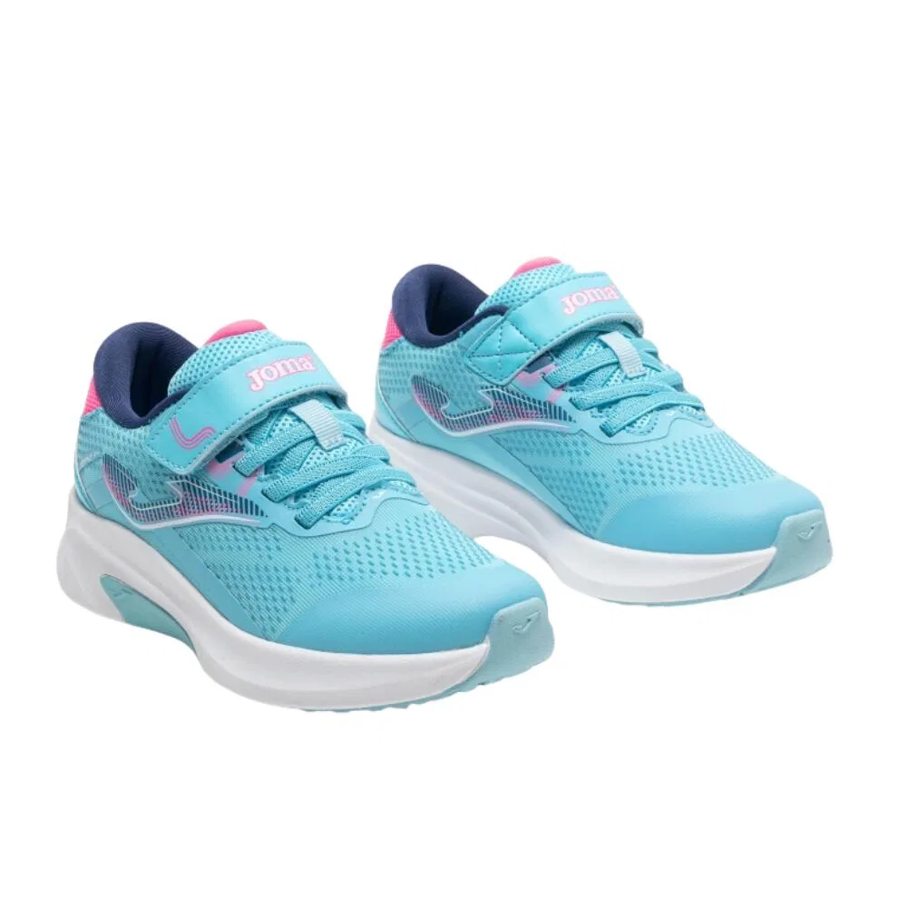 Детские кроссовки для мультиспорта Hispalis Jr 2605 Joma, Blau Rosa — фото 2