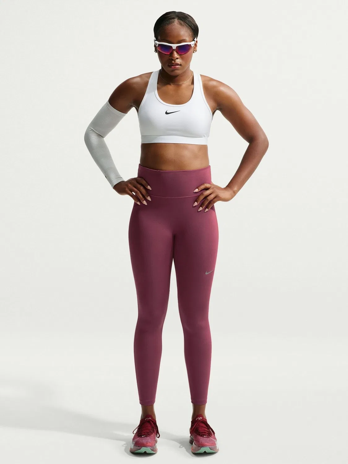 Леггинсы для бега Nike Tempo, Pink Smoke