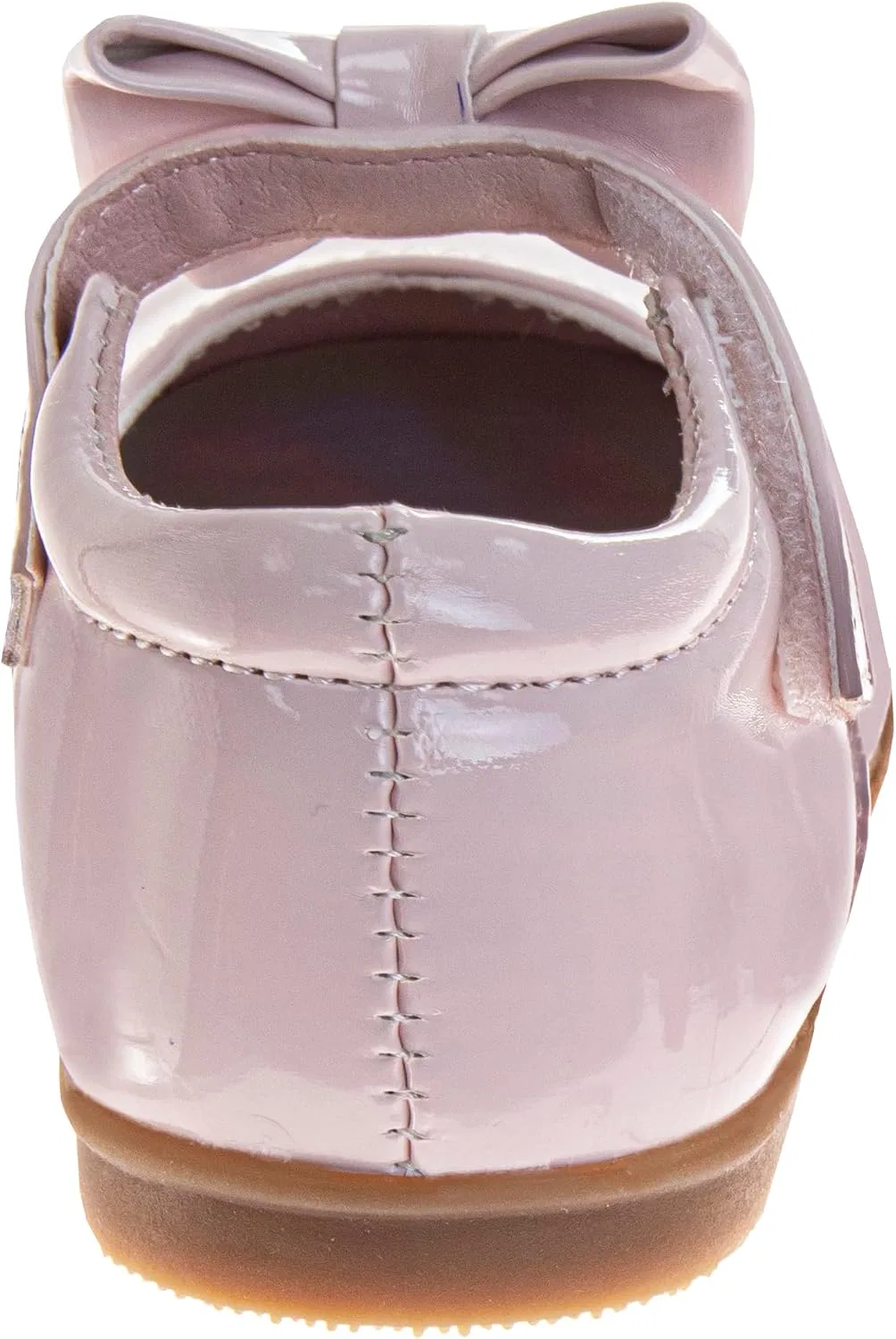 Детские туфли Мэри Джейн для девочек с бантом Josmo, Blush Patent — фото 3