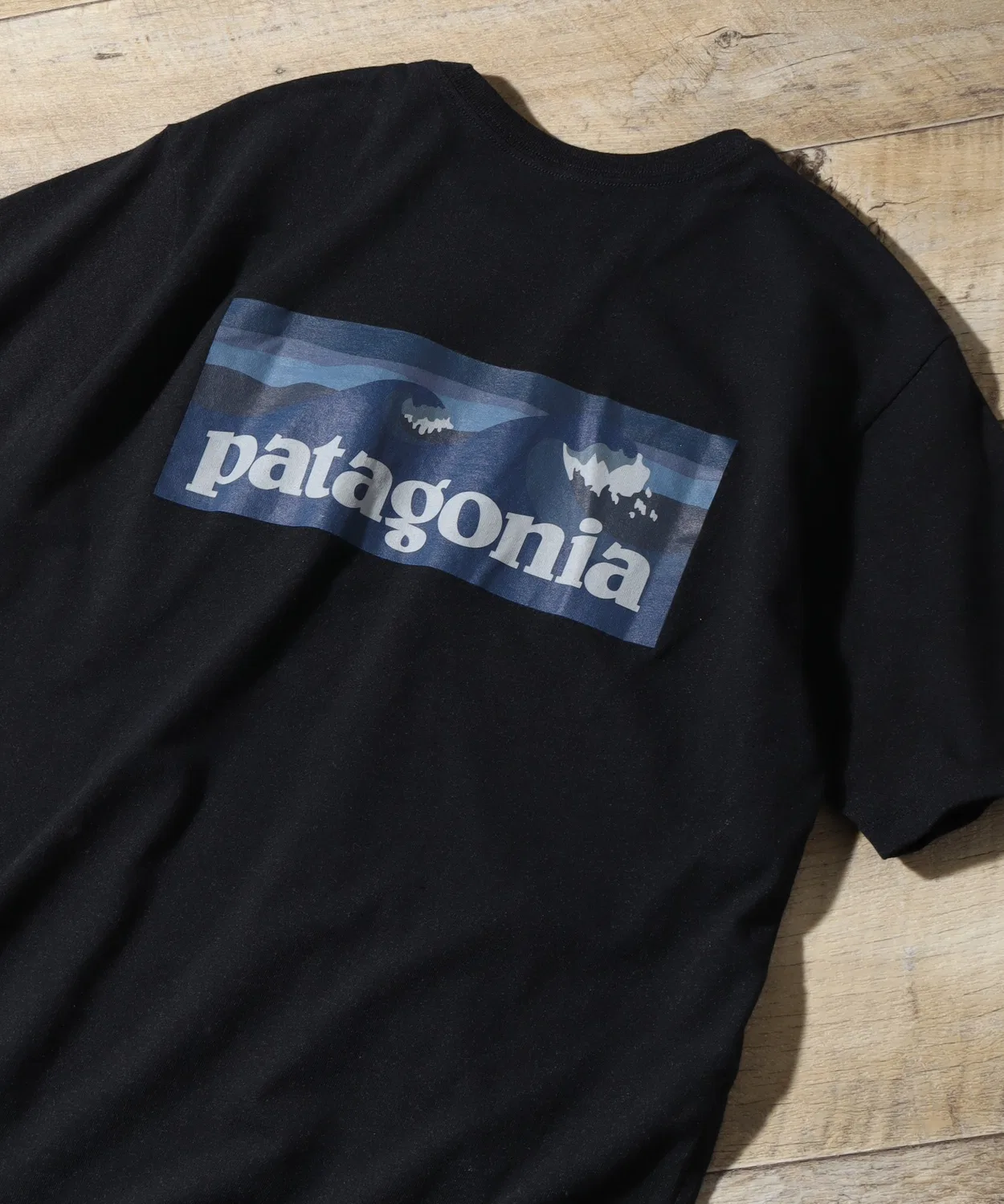 Мужская футболка с принтом M'S Boardshort Logo Pocket Responsibili Tee patagonia, Black