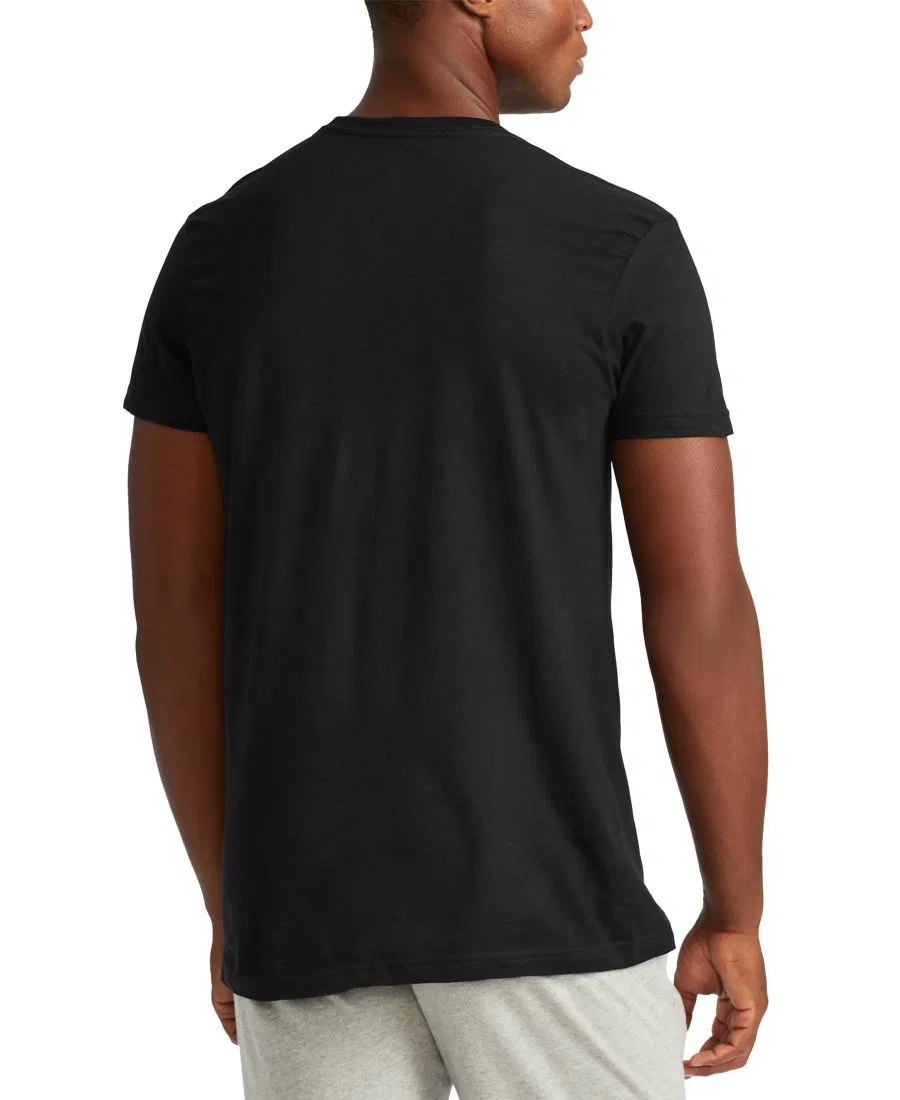 Комплект из 3 футболок с круглым вырезом Classic Fit Polo Ralph Lauren, Black — фото 2