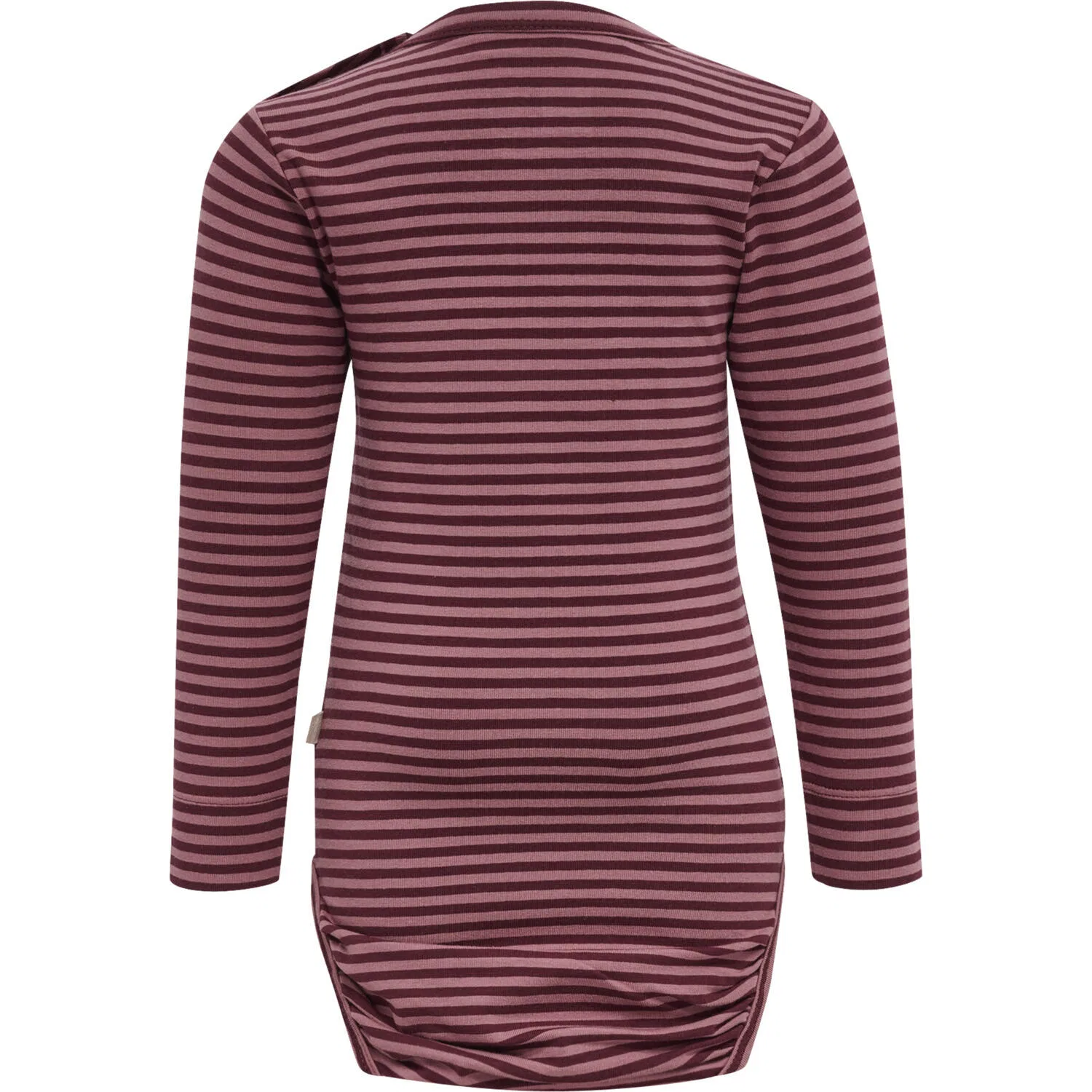 Детский боди с длинным рукавом Mulle Hummel, Rot Bordeaux Altrosa — фото 3