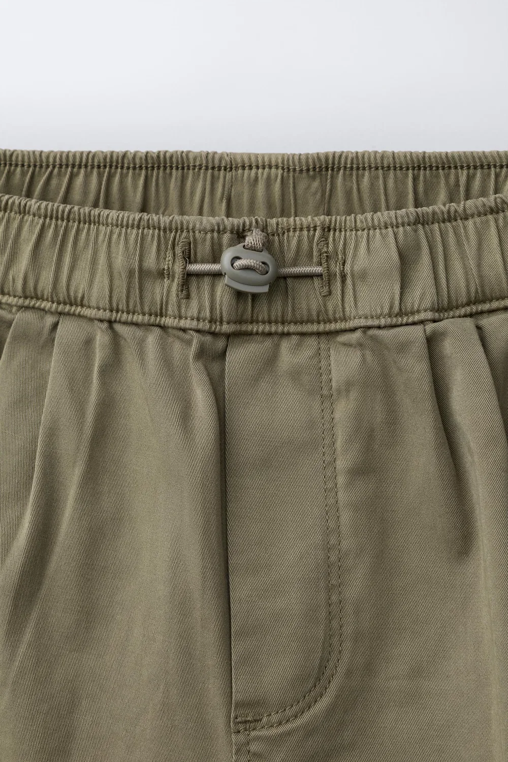 Брюки-карго ZARA, Khaki — фото 3