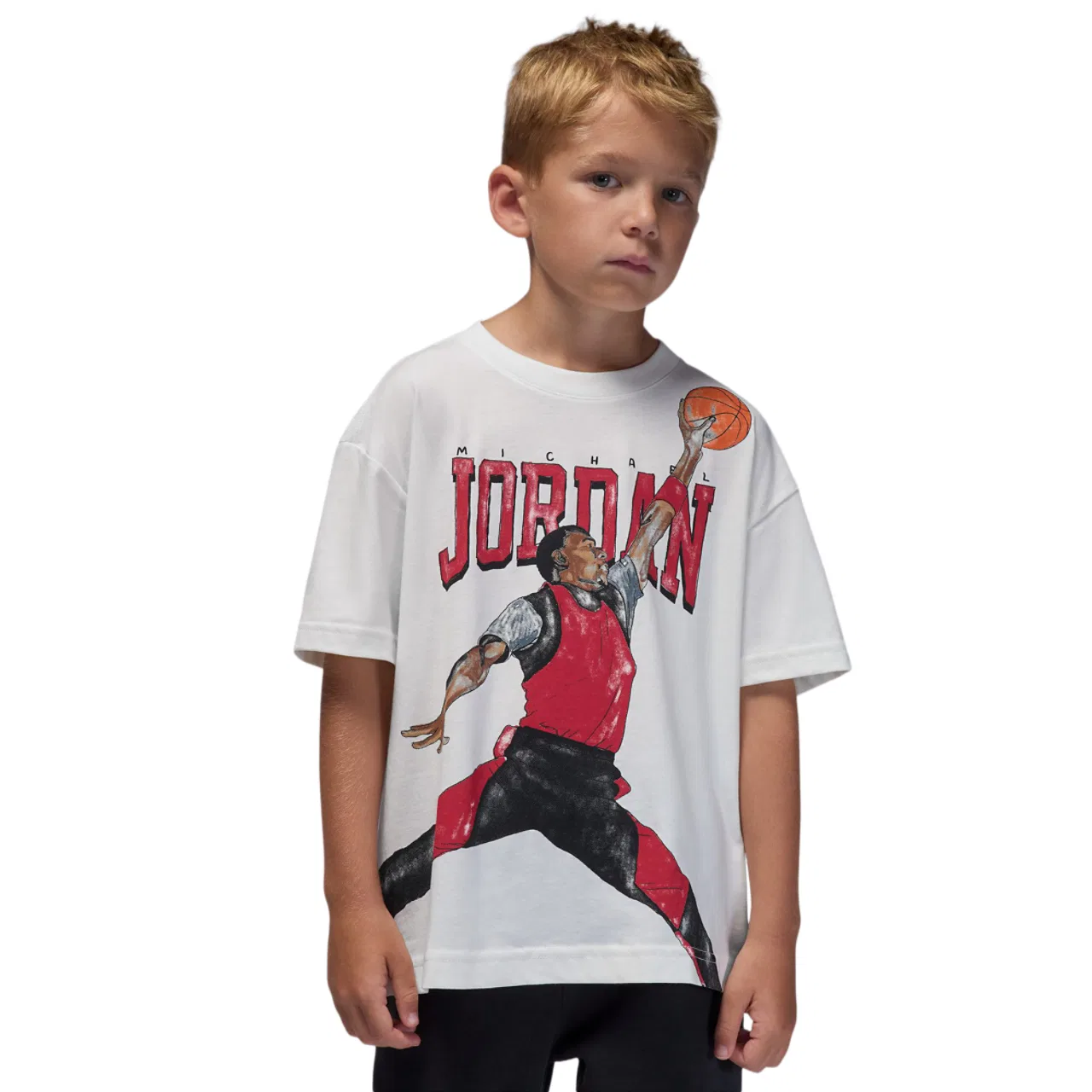 Футболка для мальчиков Sketch Jordan, цвет Red/Sail