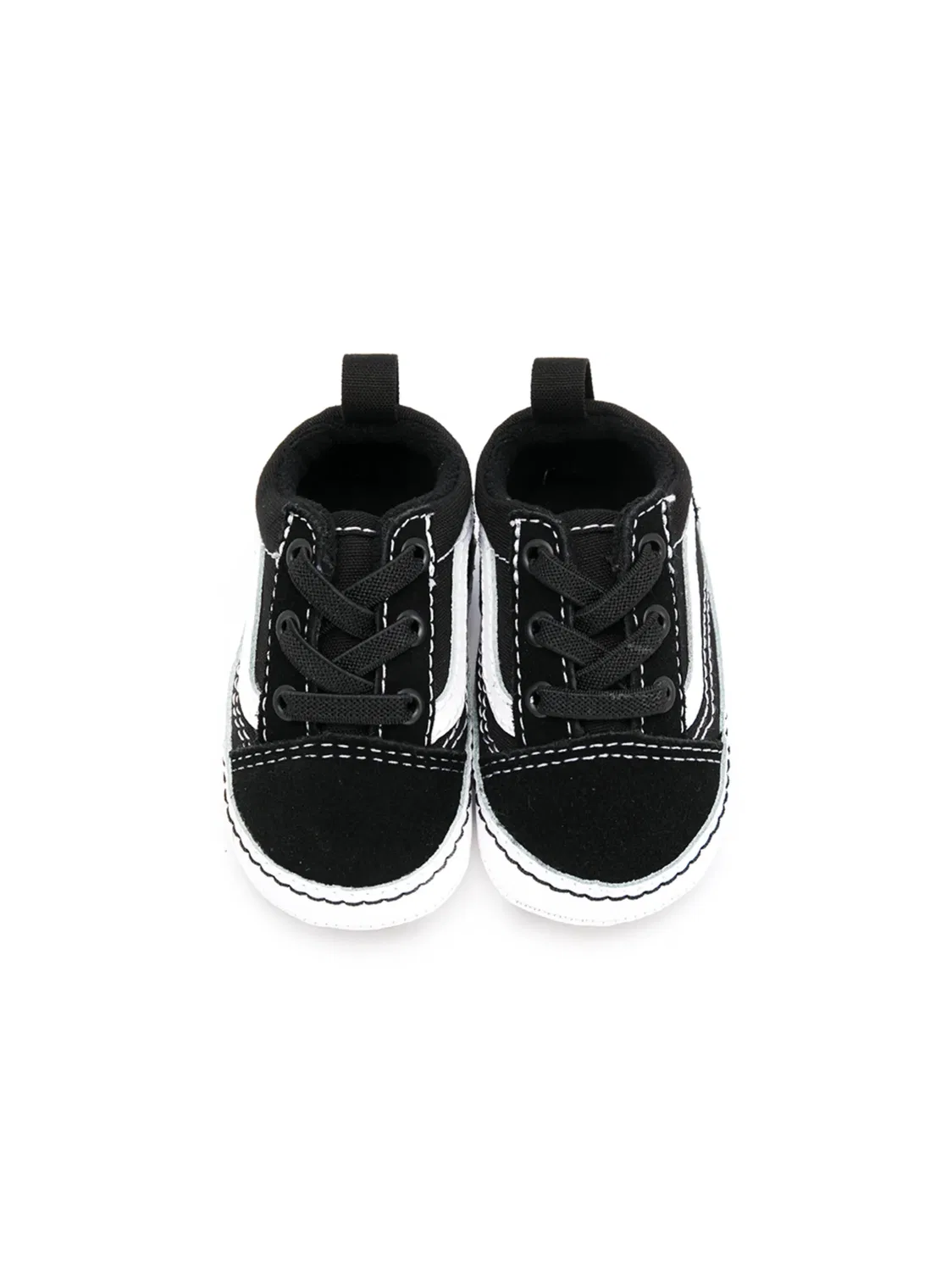 Низкие кроссовки на шнуровке Vans, черный — фото 3