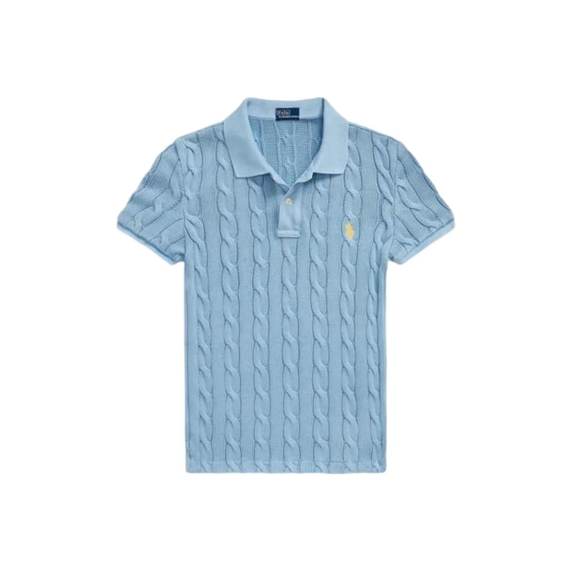 Женское поло с косами Polo Ralph Lauren, Blue
