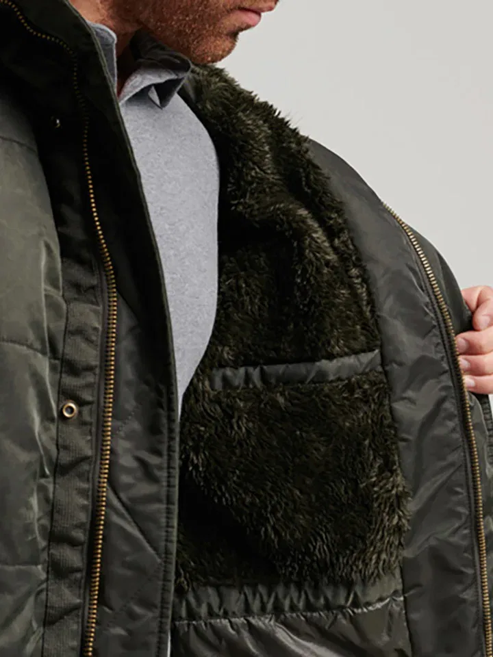 Мужское пальто переходное Superdry, Olive — фото 4