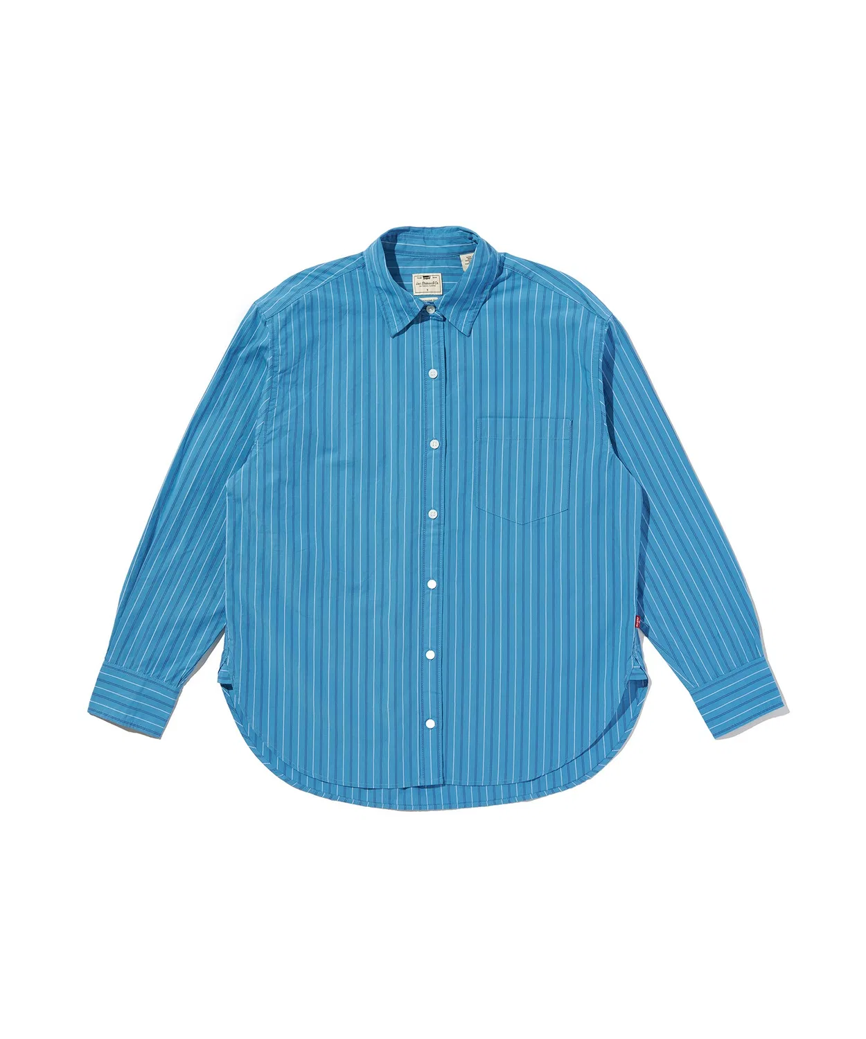 Женская рубашка-бойфренд с длинным рукавомLevi's Harley Boyfriend Shirt, Синий — фото 4