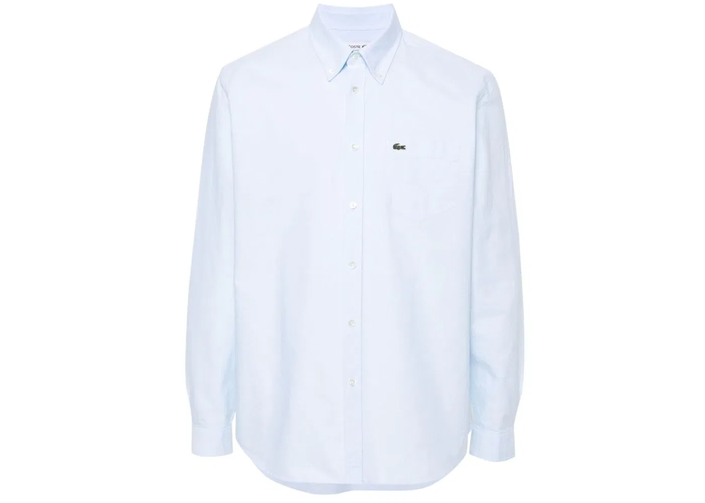 Мужская рубашка из оксфорда с длинным рукавом Lacoste, White Overview