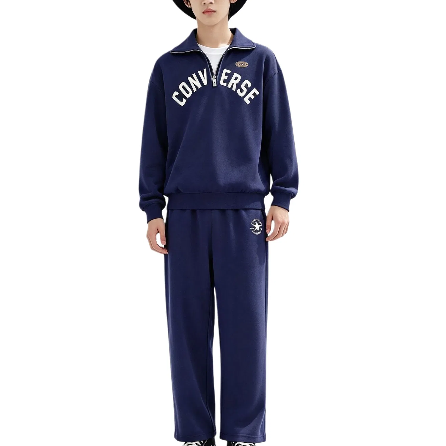 Детский спортивный костюм с лацканами Converse, Navy