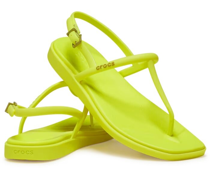 Сланцы Crocs Women's Miami Flip Thong, желтый — фото 3