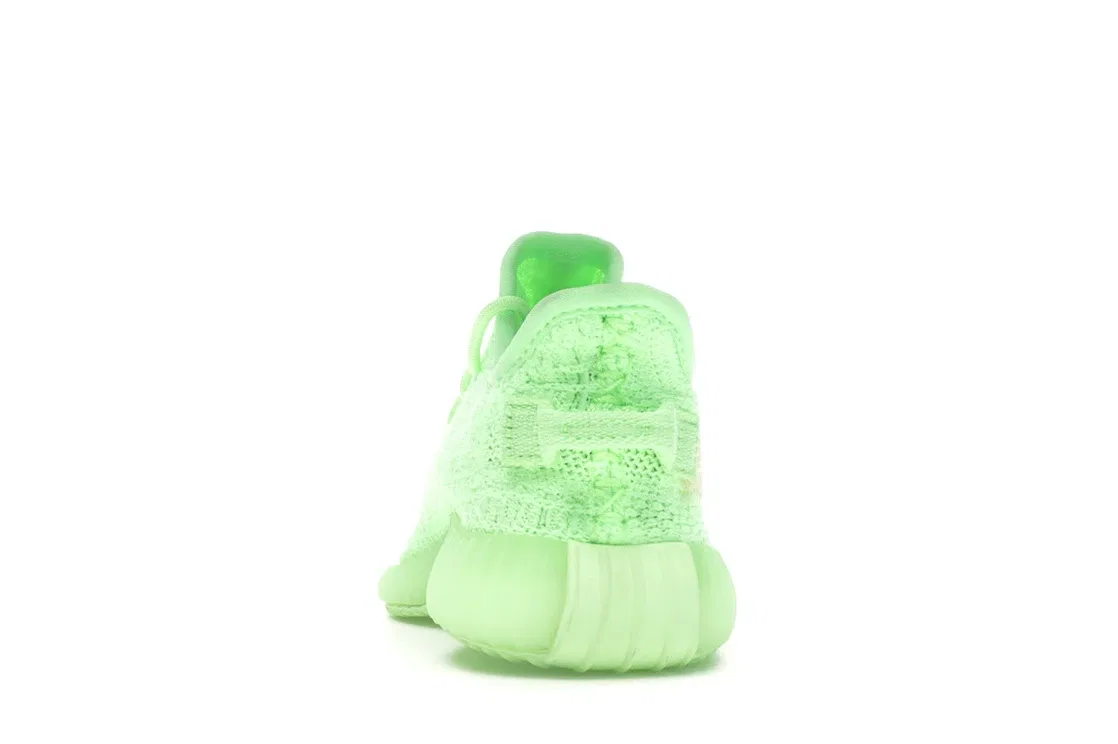 Детские кроссовки со светящимся дизайном Adidas Yeezy Boost 350 V2, Glow/Glow/Glow — фото 4