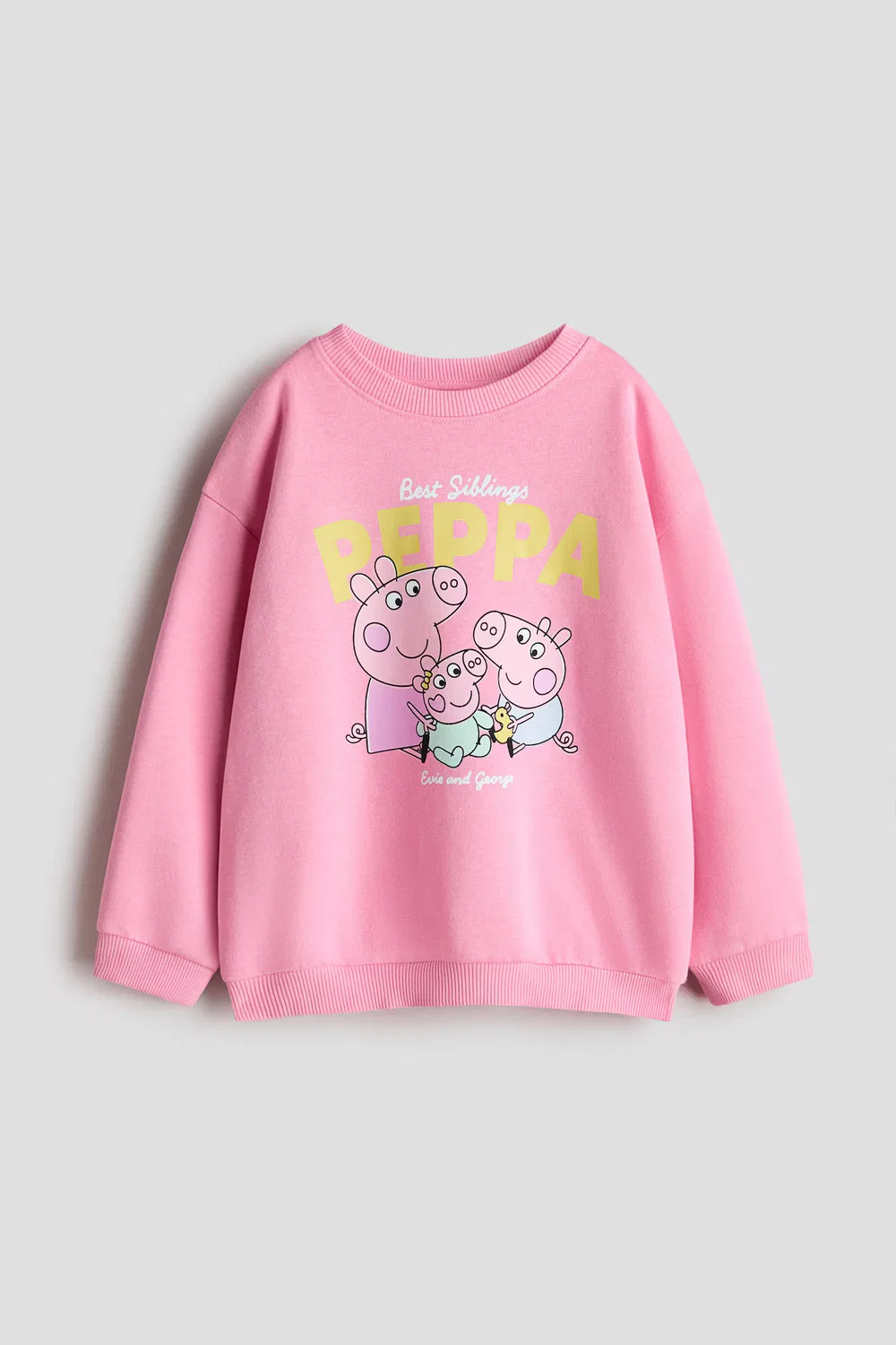 Толстовка с принтом H&M, Rosa/Peppa Wutz