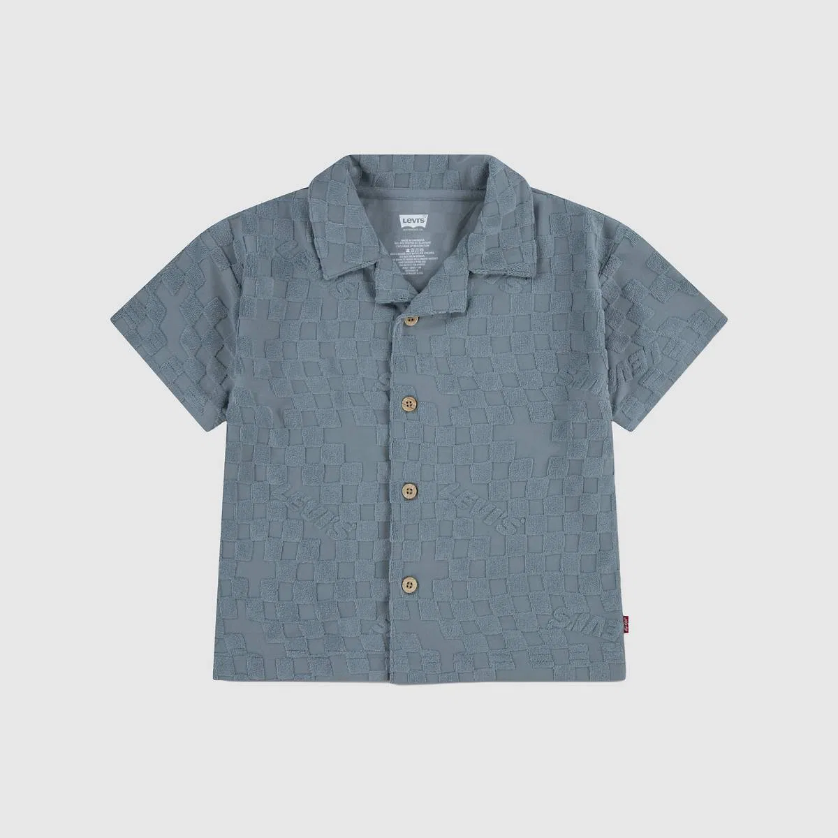 Вязаная походная рубашка для малышей 2-4 лет Levi's, Lead - Green