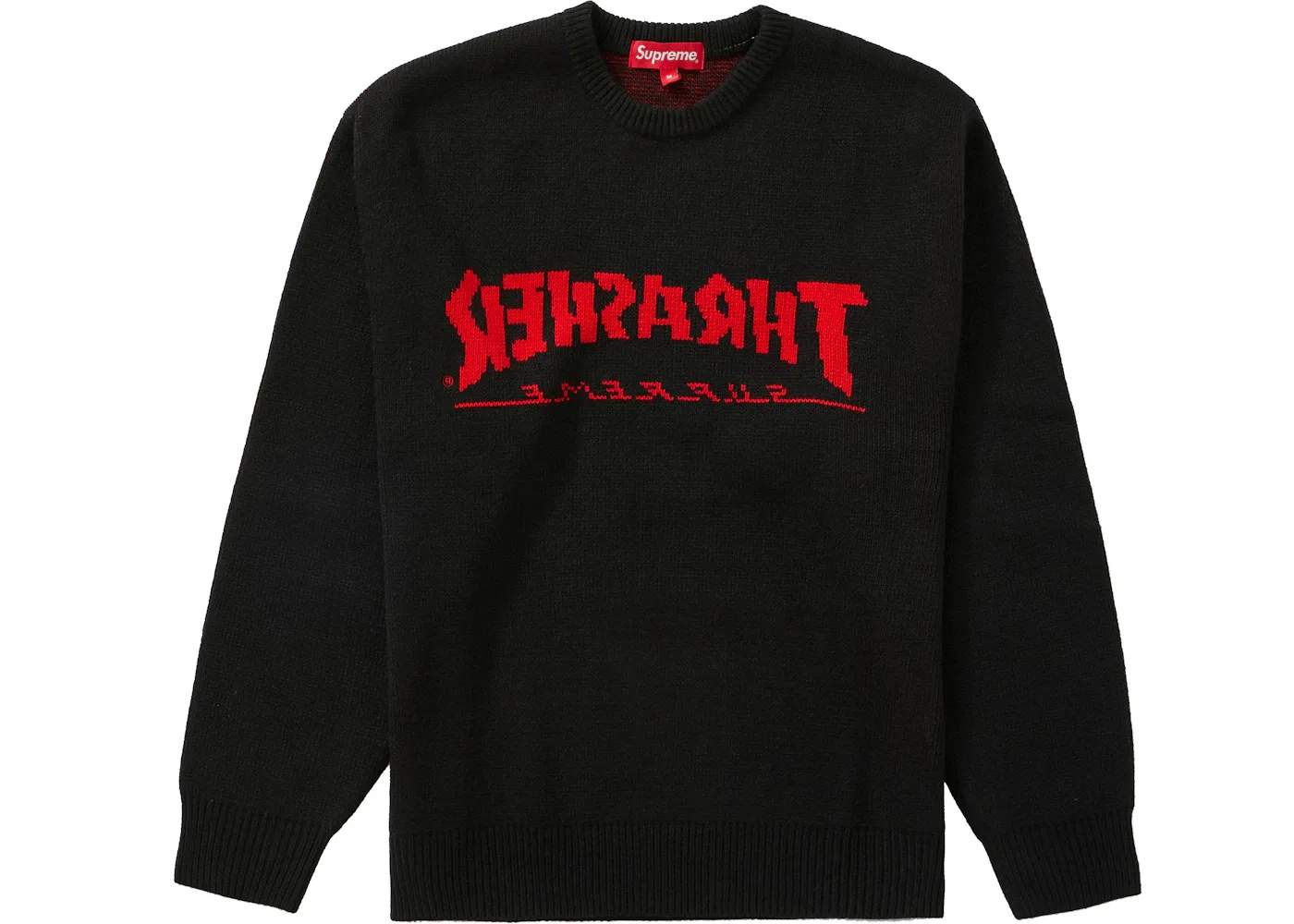 Мужской свитер с принтом Supreme Thrasher, Black