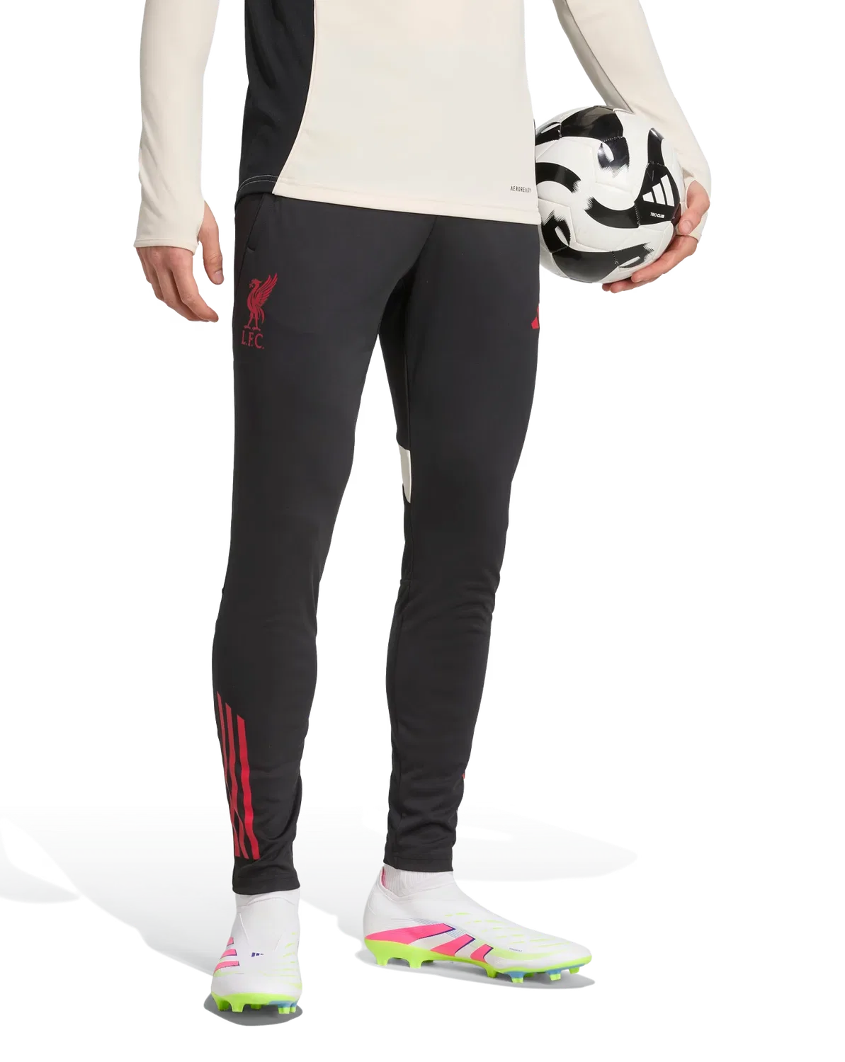 Мужские спортивные тренировочные штаны Liverpool FC Tiro 25 Competition Adidas, черный — фото 2