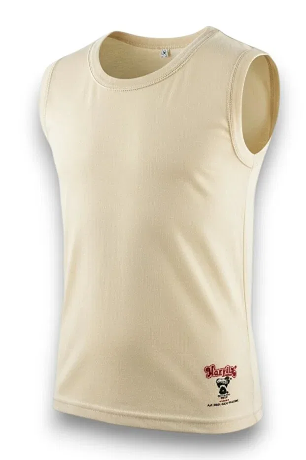 Детская майка для девочек шерстяная термобелье Fanilam, Nude Color