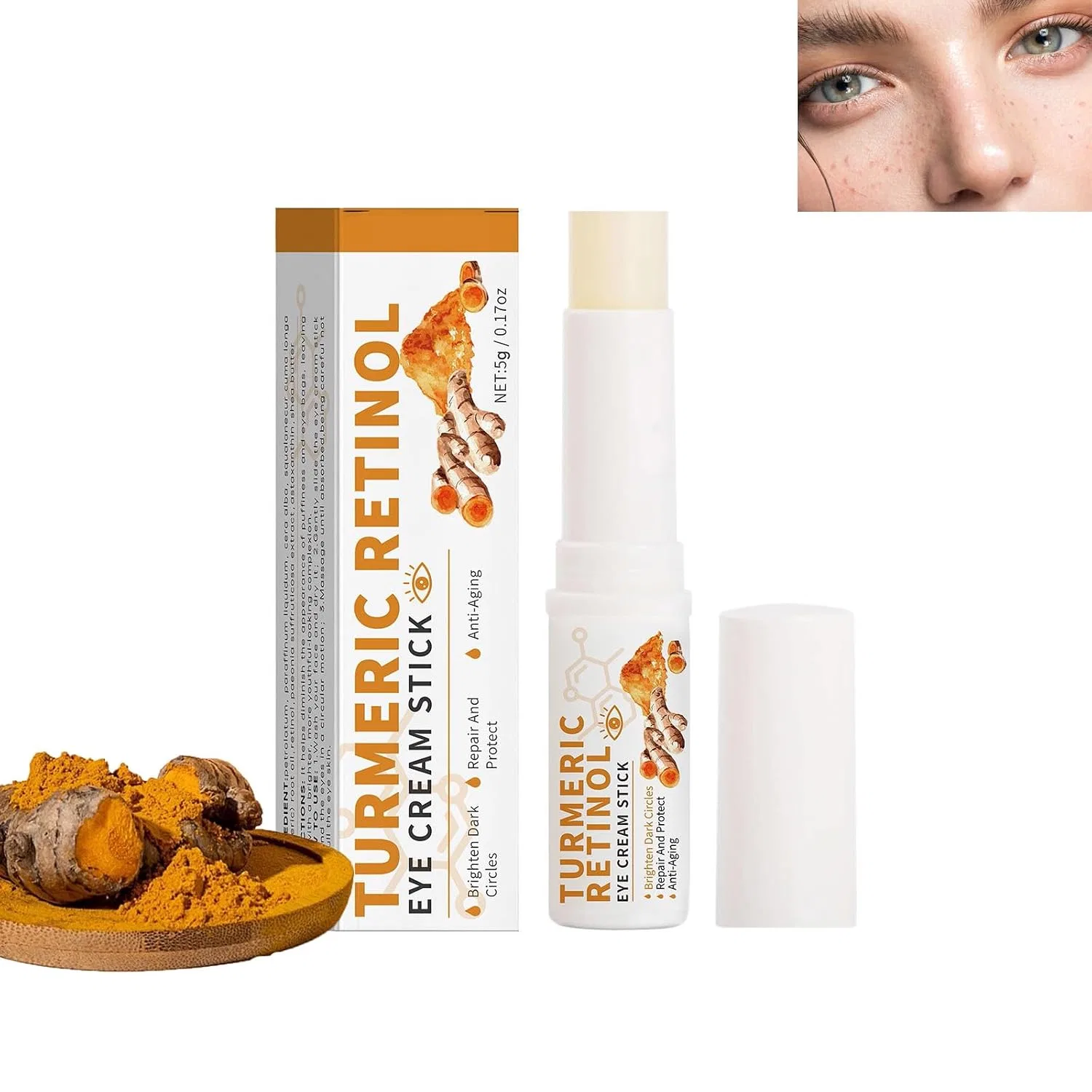 Крем-стик для глаз Turmeric, 1 шт Generisch