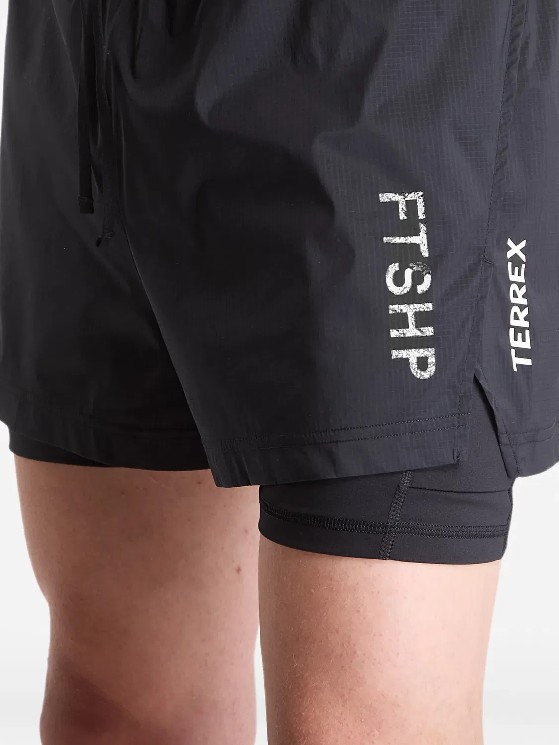 Шорты Terrex Stargazer 2-в-1 черные Adidas, черный — фото 2