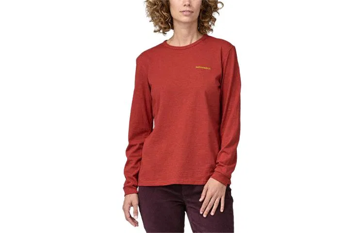 Женская футболка с опущенным плечом Patagonia, Red/Red