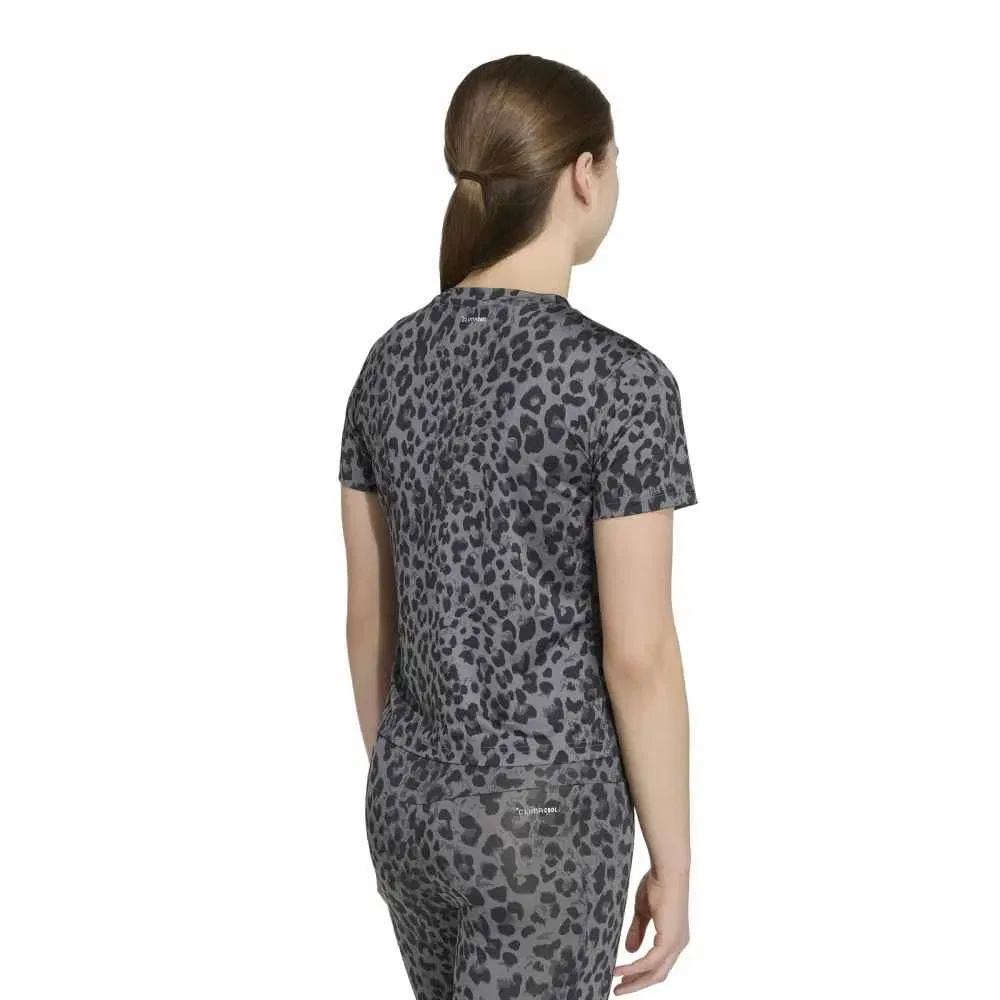 Футболка с принтом Adidas Seasonal Animal Print, серый — фото 2