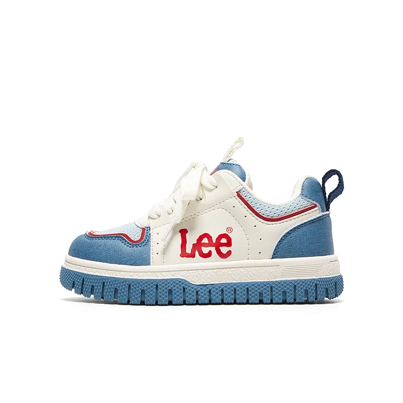 Детские кроссовки для скейтбординга с принтом Lee, Beige Purple — фото 3