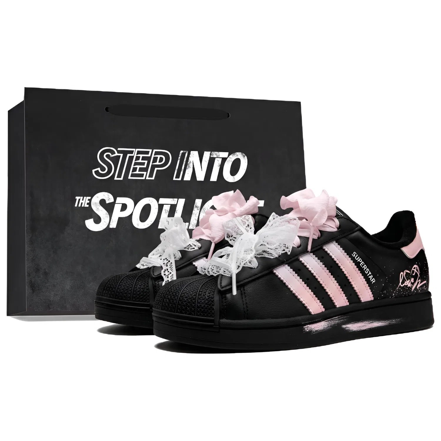 Детские кеды для скейтбординга Superstar 2 Adidas Originals, Pink