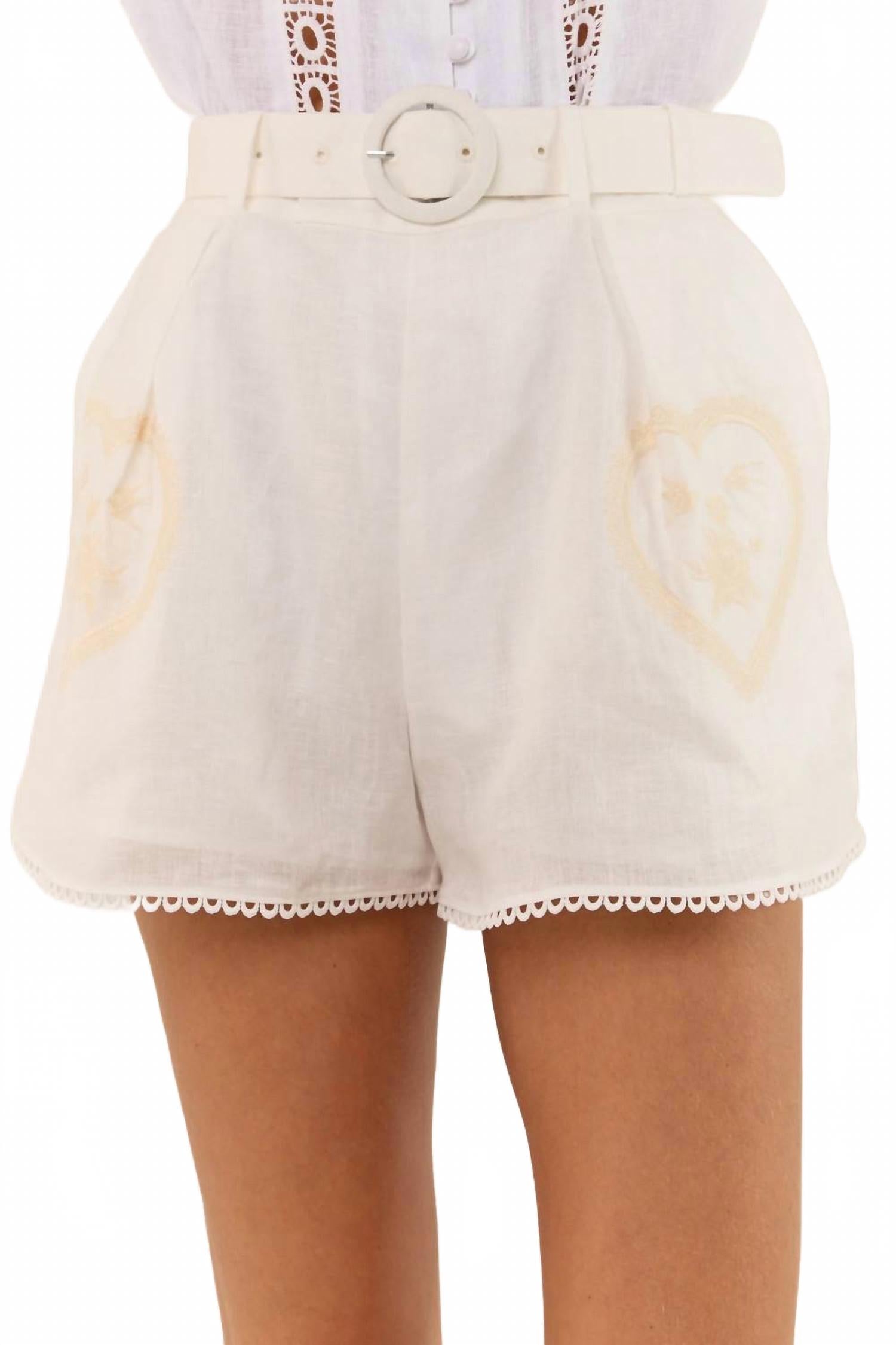 

Шорты Porto с вышивкой, белые Palm Noosa, белый