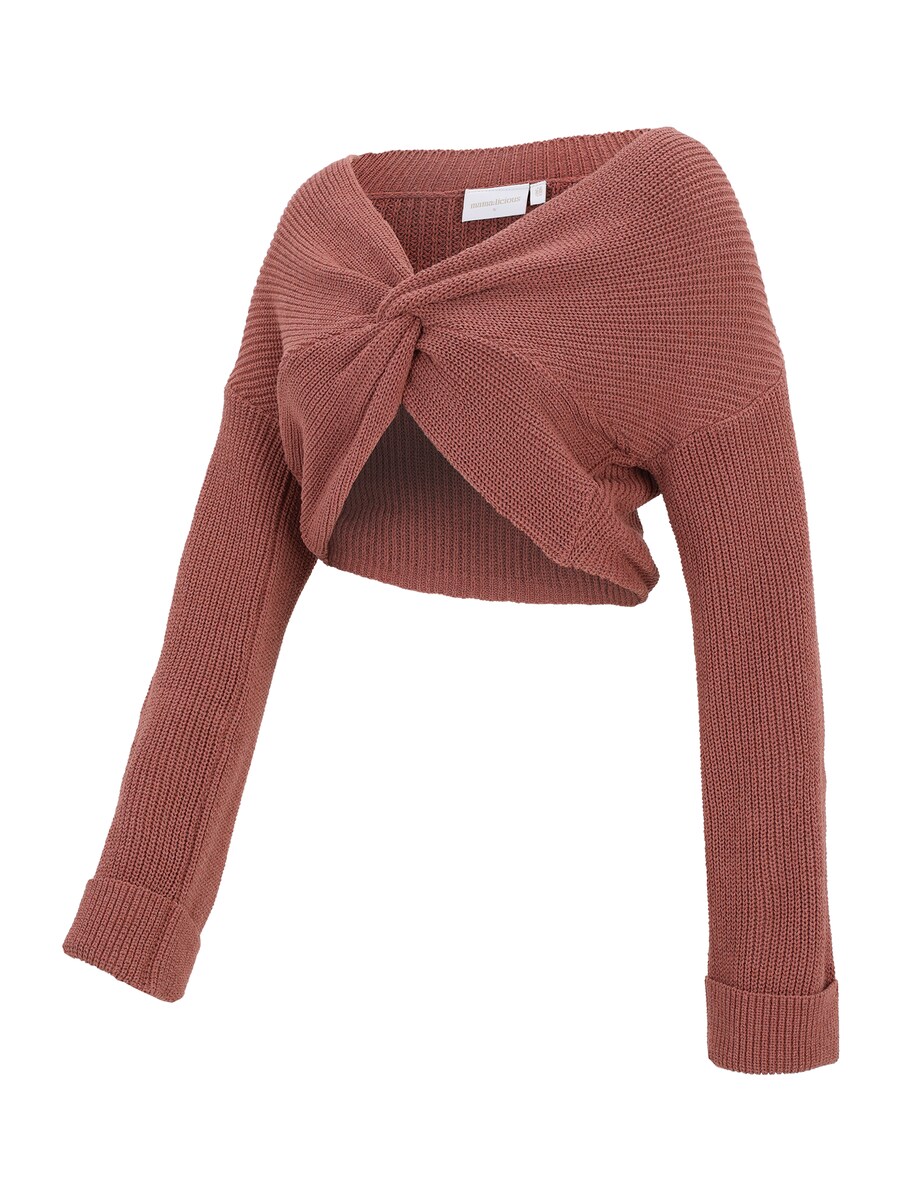 

Тонкий вязаный свитер MAMALICIOUS Sweater MLSvala, цвет magenta