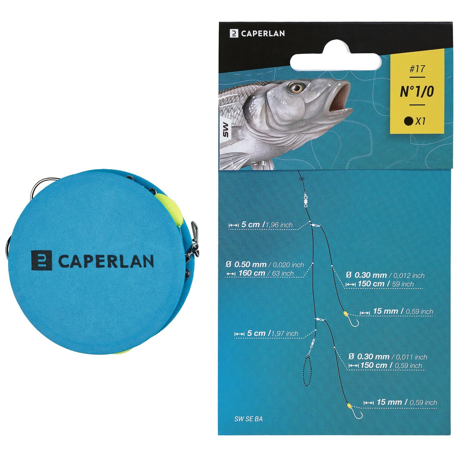 

Оснастка для ловли серфингом bar sw se sa hvy n°1 Caperlan