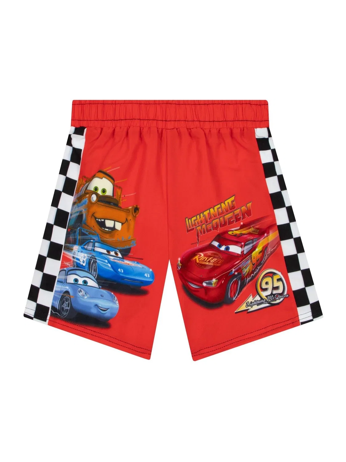 Плавки с принтом Lightning McQueen, Disney Cars Character, красные